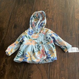 Floral Hooded Sweater nwt
